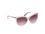 GUESS Women GU00150-H57F59 Sunglass, Gafas Mujeres, Beige Brillante, 59