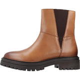 Geox D Iridea C, Bota de Tobillo Mujer, coñac, 36 EU