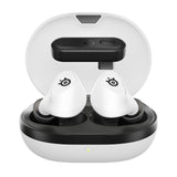 Steelseries Arctis GameBuds™ para Playstation - Auriculares inalámbricos para Juegos - 2,4 GHz + BT5.3 - Modo ANC/Transparencia - Resistencia al Agua IP55-40 Horas de autonomía -Carga inalámbrica