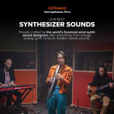 Roland AE-30 Aerophone Pro - Instrumento de viento digital profesional con sistema de síntesis ZEN-Core y sonidos natural, digitación de saxofón tradicional, Bluetooth