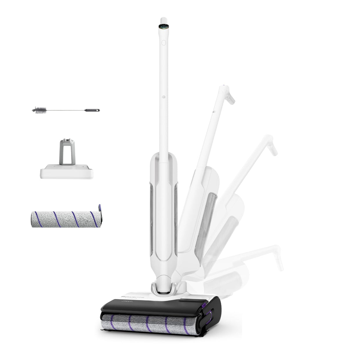 Rowenta X-Clean 10, Fregona Eléctrica Sin Cable con Tecnología Wet & Dry, Autolimpieza y Secado Automático, tecnología Dual Edge, gran autonomía y pantalla LED, incluye filtro adicional, YY5785FE
