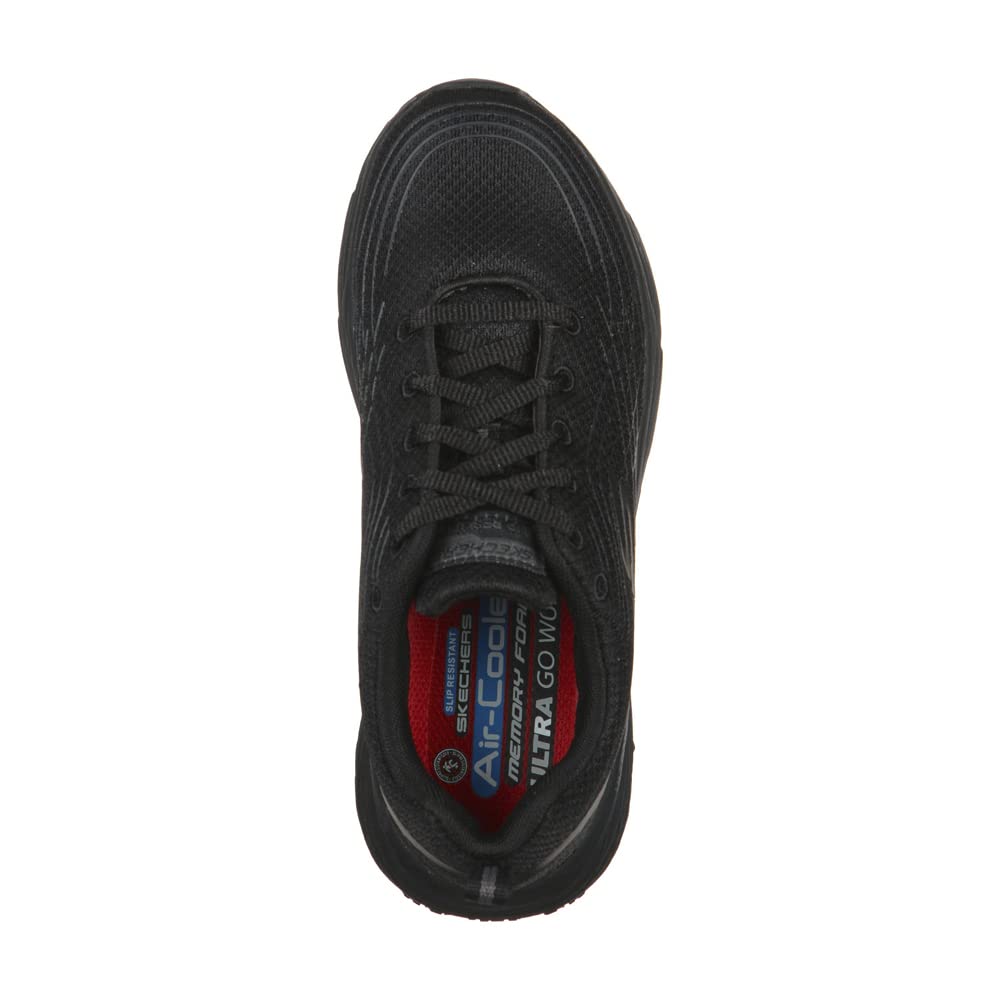 Skechers Elite Sr, Zapatillas Mujer, Black, 38.5 EU