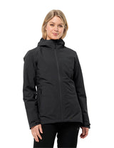 Jack Wolfskin Moonrise 3 en 1 Chaqueta, Negro, M para Mujer
