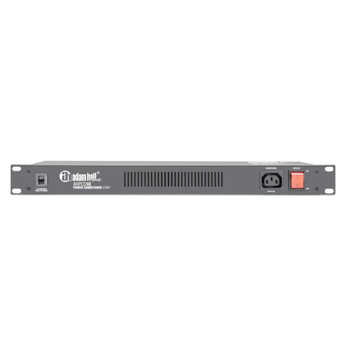 Adam Hall 19" Parts PCS 10 - Distribuidor de corriente con protección