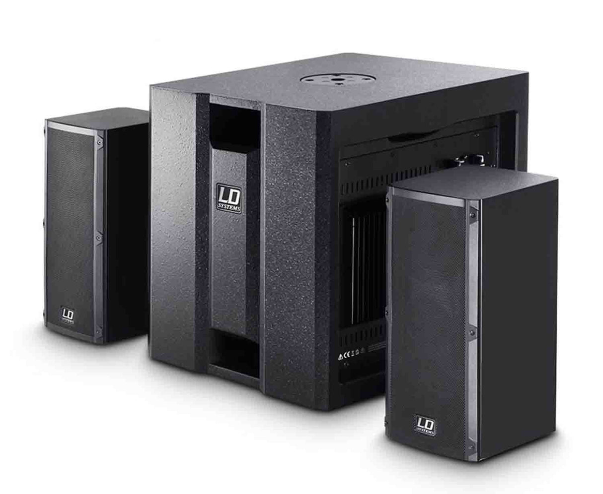 LD Systems DAVE 8 ROADIE - Sistema de PA activo portátil con mezclador de 3 canales