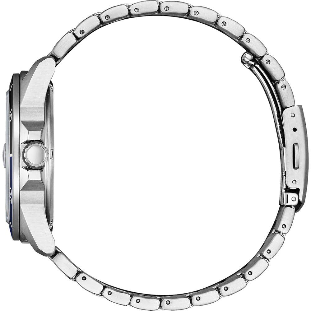 CITIZEN Reloj Analógico para Hombres de Cuarzo con Correa en Acero Inoxidable AW1810-85L
