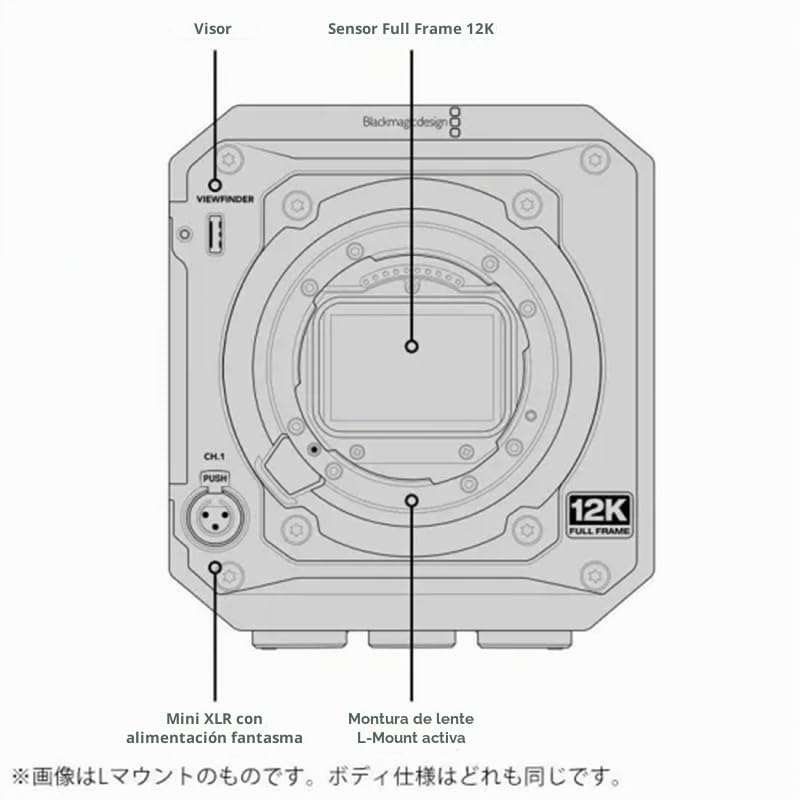 Blackmagic Design Pyxis 12K L Compact 12K Digital Cinema Camera