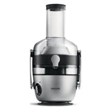 Philips Avance Collection Extractor de Zumo de Frutas y Verduras, Tecnología Fiberboost, Quickclean Plus Para una Limpieza Fácil, 1100 W, Plata, 2,1 l, Negro (HR1921/20)