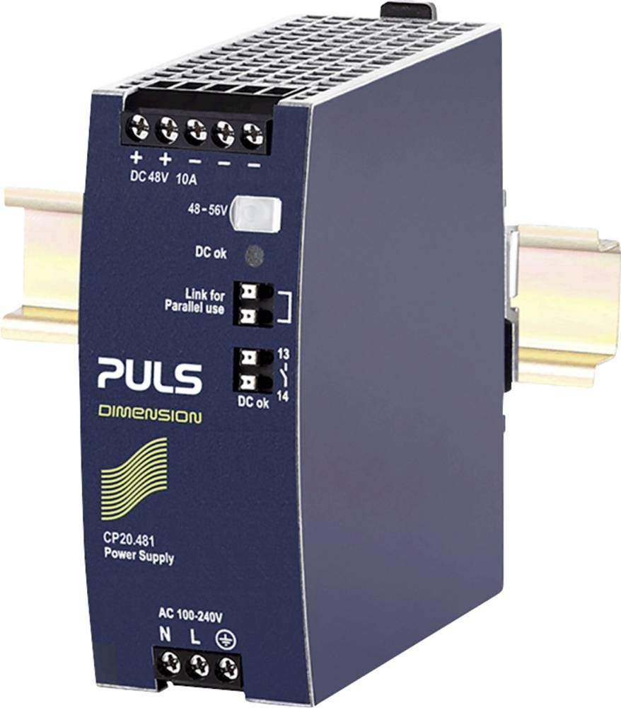 PULS Fuente de alimentación (riel DIN) 48 V, 10 A, 480 W.