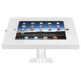 SecurityXtra SecureDock Uno - Seguridad Pantalla de sobremesa de Ajustable para Apple iPad 2/3/4, Air, Air 2 & iPad Pro 9.7" - Blanco