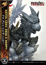 Prime 1 Studio Fairy Tail - Figura Decorativa de Natsu, Gris, Erza, Happy - Figura de Estatua de Lujo, versión 1/7, 57 cm