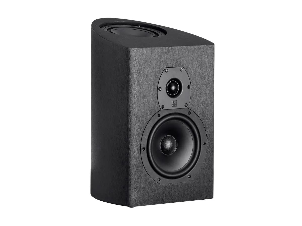 Monolith Monoprice THX-265B Dolby Atmos Ready - Altavoz para estantería - Certificado THX Select, Controladores y Carcasas de Primera Calidad, Individualmente, Color Negro
