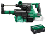 HIKOKI Akku Bohr- und Meißelhammer DH3628DAW3Z, (36V, Volllastschlagzahl 0-4300 min-1, Schlagenergie 3,2 J) (SDS-plus) Basic, Brushless, im HSC II + Staubabsaugung (Ohne Akku und Ladegerät)
