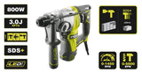 RSDS800-KC - Perforadora de cincel para RSDS800 W, 800 W, 4 modos