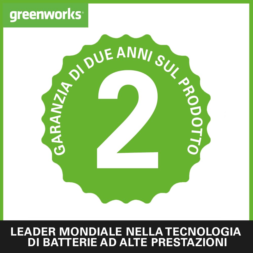 Greenworks Batería 40V 4Ah - Potente y Original Batería Iones de Litio para Herramientas Eléctricas y Jardinería Greenworks 40V, Carga Rápida, Control de Carga LED 3 Etapas, Garantía de 2 Años - G40B4