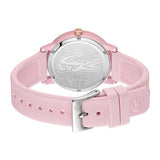 Lacoste Reloj Analógico de Cuarzo para Mujer Colección LACOSTE.12.12 GO con Correa de Silicona Rosa - 2001289