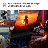 LG 32GX850A-B - Monitor Gaming Ultragear OLED, 32", 4K (3840 x 2160), 165 Hz, 0.03 ms (GTG), Dual Mode, G-Sync Compatible y FreeSync Premium Pro, Inclinación y Altura Ajustable, Morado Grisáceo