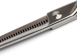Termix CK23T Tijera Vaciado Profesional 5,5", 32 Dientes en V, Hojas Cóncavas, Aleación Acero Inoxidable, Mango Offset Ergonómico, Corte 25-30% de Volumen