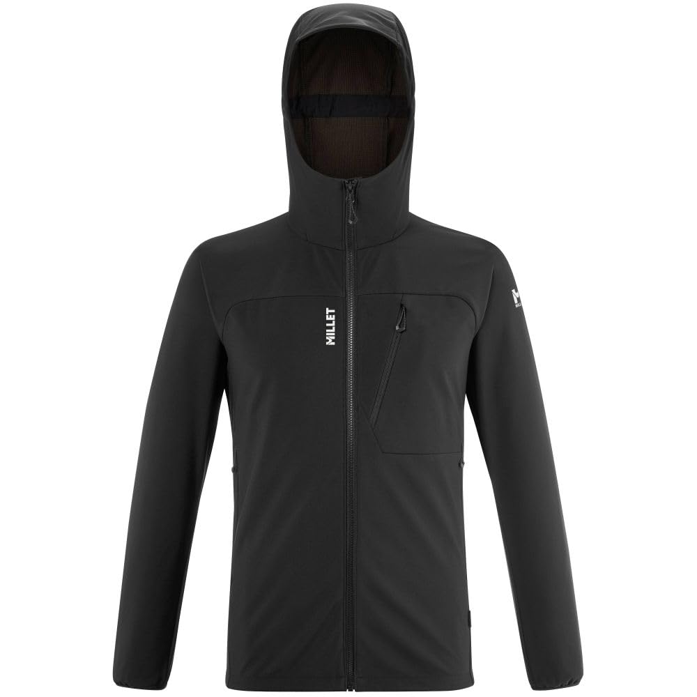 MILLET Magma Shield Hoodie M Chaqueta, Negro (Nuevo Logo), XS para Hombre