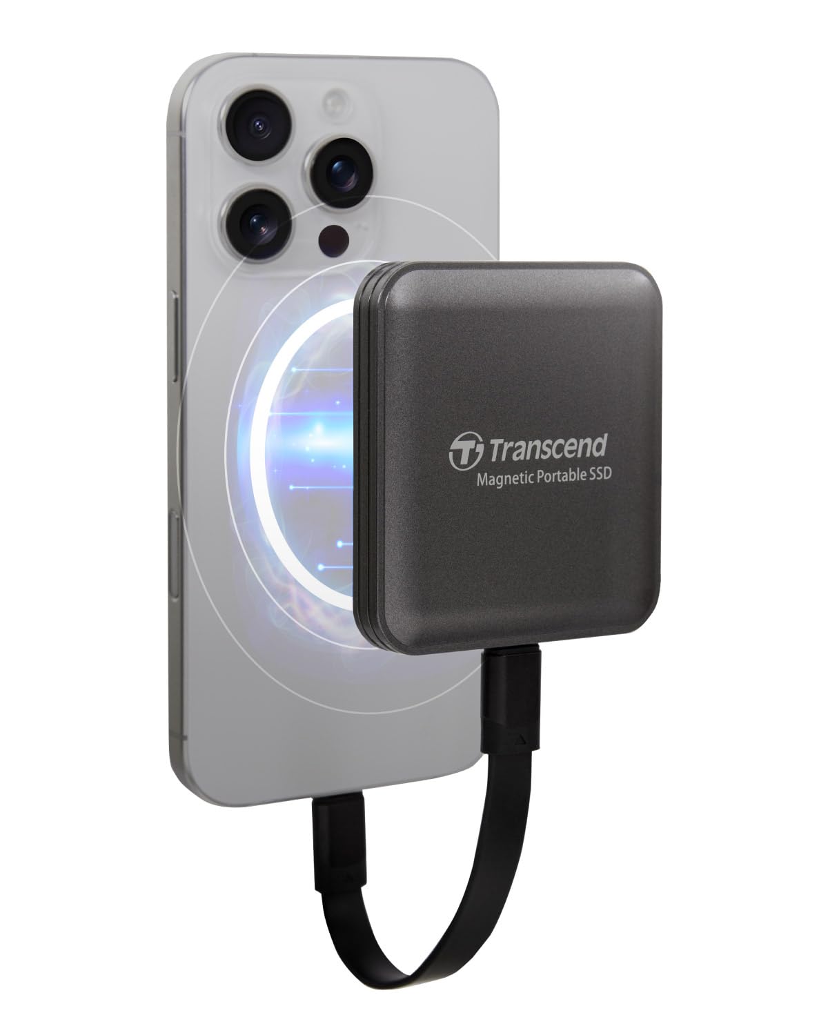 Transcend USB20Gbps Magnetic Portable SSD TS4TESD420C