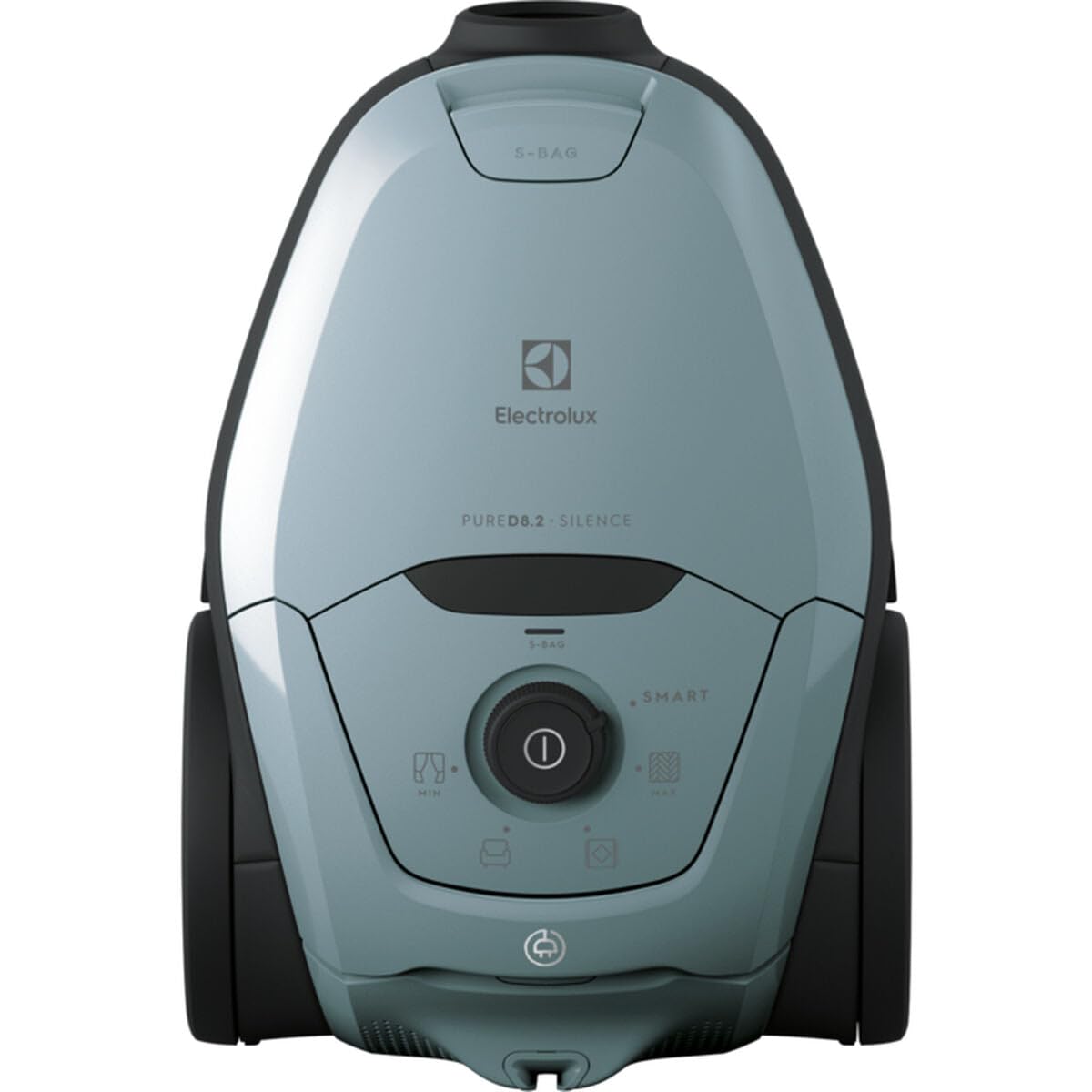 ELECTROLUX Pure D8, Aspirador de Trineo con Bolsa, Ultra silencioso, 57dB, Potencia automática Inteligente, Mango ergonómico, Ligero, 55% de Materiales reciclados, PD82-4MB, Azul Cielo