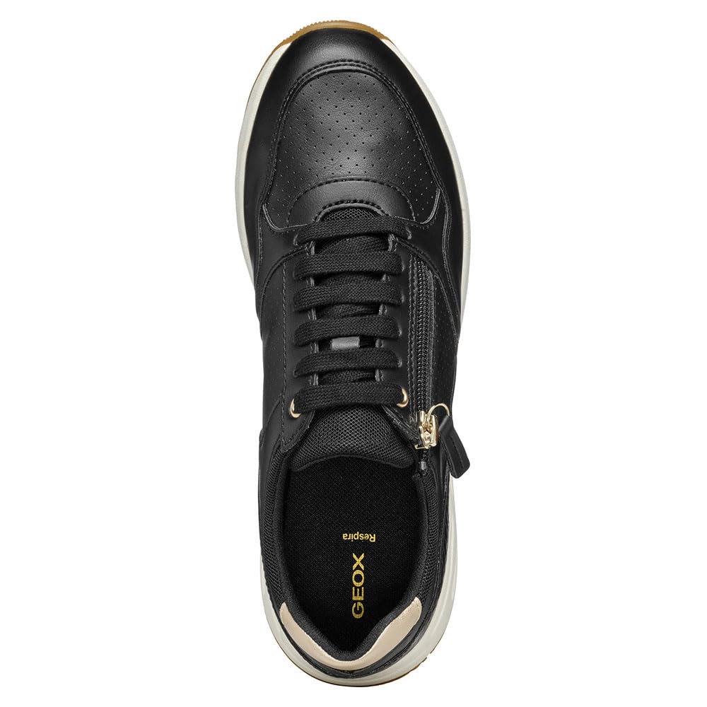 Geox D BULMYA B, Zapatillas Mujer, Black, 40 EU