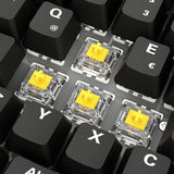 Sharkoon SGK50 S2 PBT Negro, RGB, Gateron GPRO Amarillo