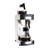 Buffalo CW305 - Cafetera con filtro, acero inoxidable/negro, capacidad de 1,7 L, 435 mm de altura, 205 mm de ancho, 205 mm de longitud