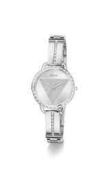 GUESS Reloj Analógico para Mujer'S de Cuarzo con Correa en Acero Inoxidable GW0914L1