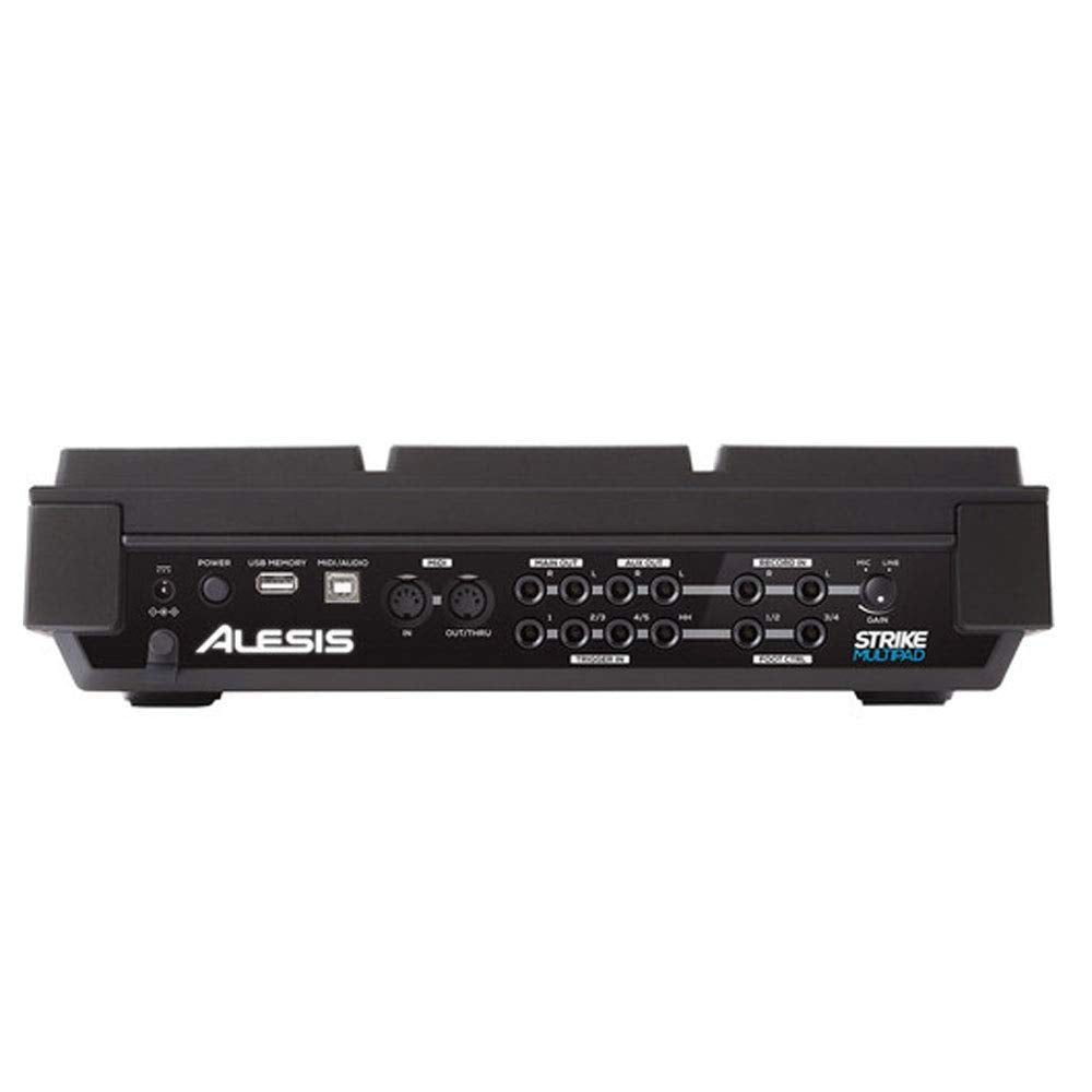 Alesis Strike Multipad - Pad de Percusión, 9 Disparadores con Retroiluminación RGB, Sampler, Looper, Tarjeta de Sonido con 2 Entradas/2 Salidas, Carga de Samples USB y Pantalla de 4,3 Pulgadas