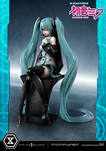Prime 1 Studio Hatsune Miku - Figura Decorativa (PVC, 1/4 Hatsune Miku Art by Neco, 34 cm)