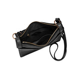 Fossil Taryn bolso de mujer, bandolera de piel negra, L: 24,1 cm, A: 5,7 cm, A: 18,4 cm, ZB1894001