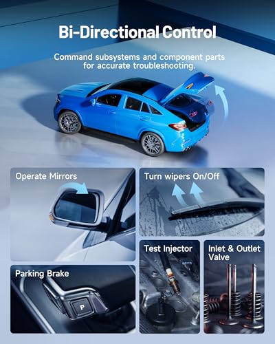 TOPDON Phoenix Nano Herramienta de Diagnóstico para Coche, Herramienta de Codificación ECU 2024 con diagnóstico Completo, 32 + Servicios de reinicio, Control bidireccional, soporta protocolos Can