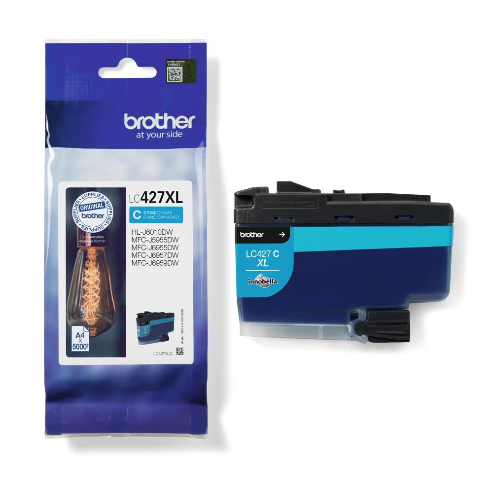 Brother LC-427XLC - Cartucho de Tinta para MFC-J5955DW, MFC-J6955DW, MFC-J6955DW, MFC-J6957DW, HL-J6010DW, XL