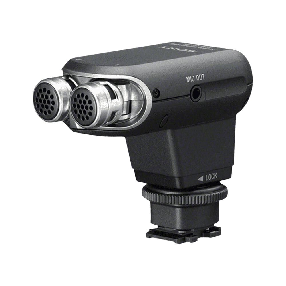 Sony ECM-XYST1M - Micrófono externo para videocámara Sony, negro