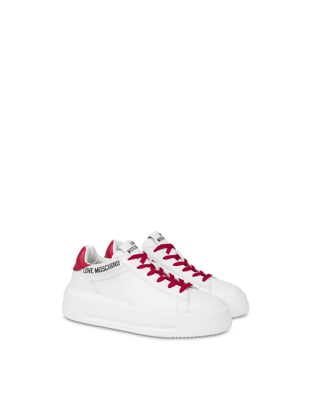 Love Moschino Polja15525g0mia110f39, Zapatillas Deportivas Mujer, Color Blanco, 39 EU
