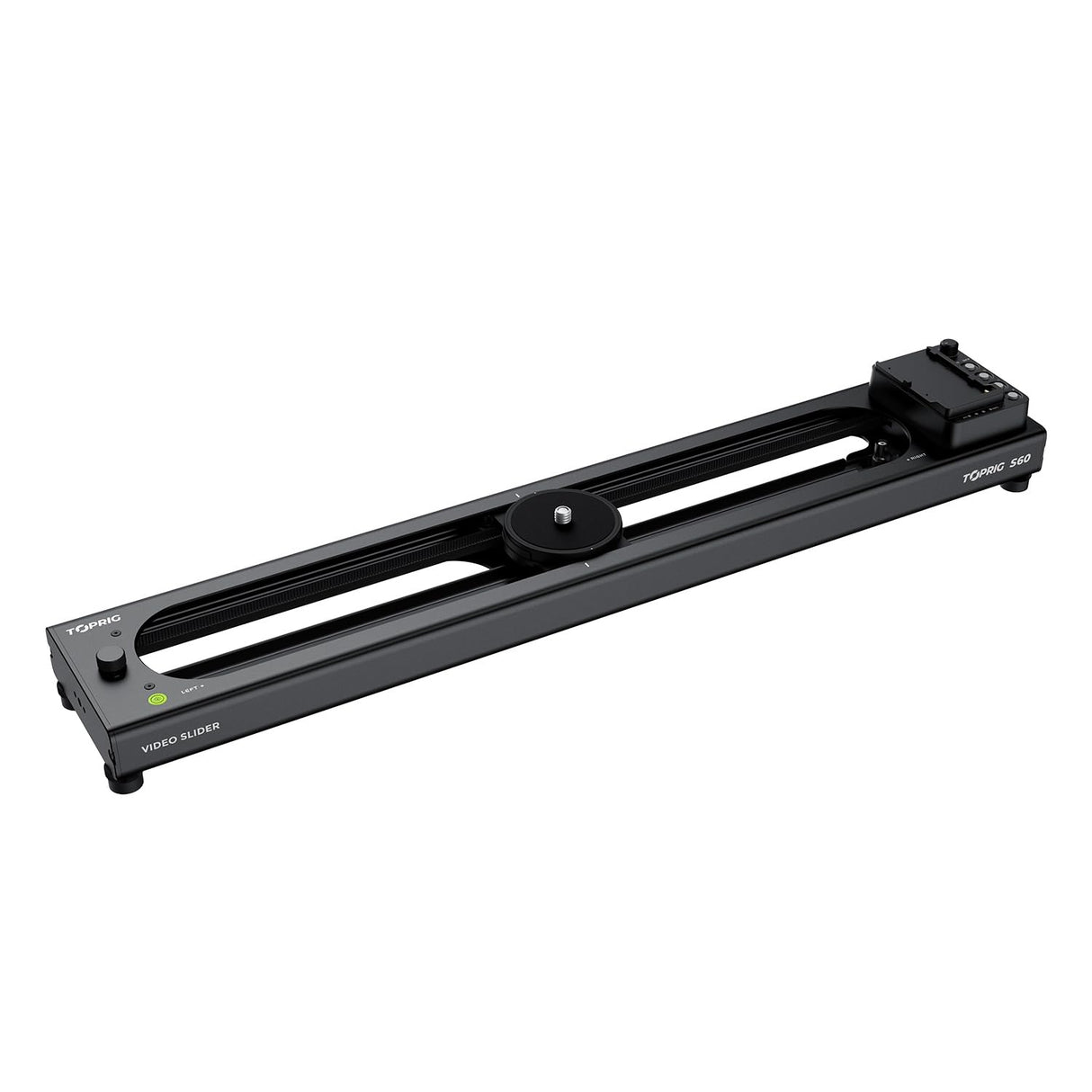 Accsoon - Vídeo de Toprig S60 - Motorized Camera Slider for Video Shooting - MAX. Load up to 2.5 kg Vertical and 4 kg Horizontal - Speed 5 cm/s - MAX Travel Distance: 425 mm