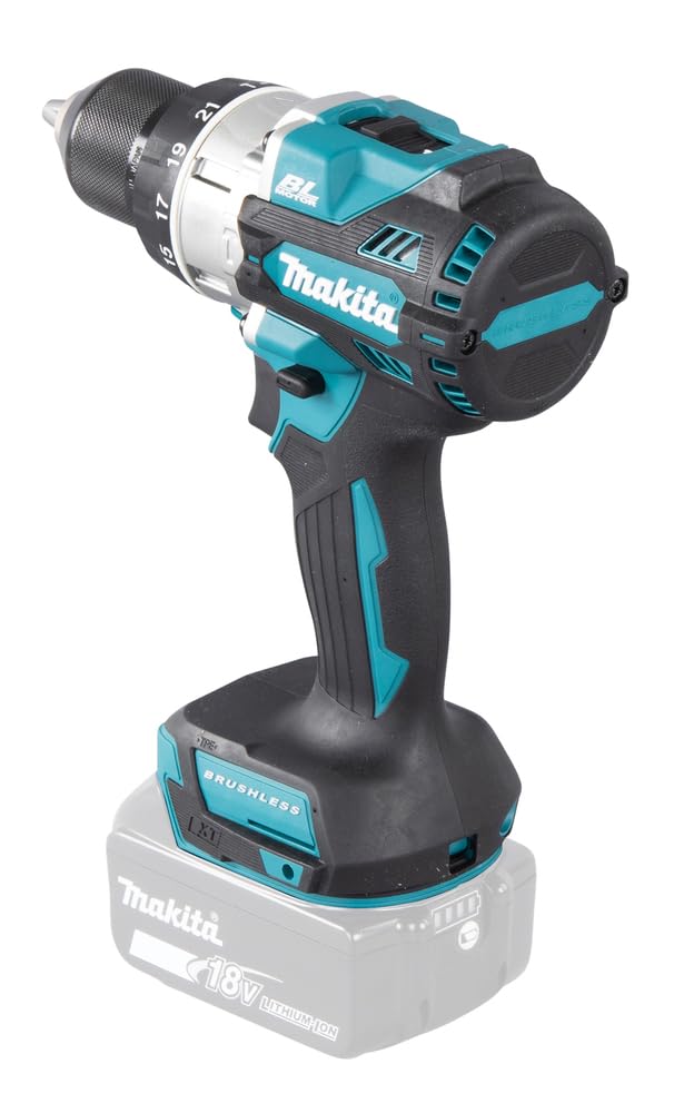 Makita DHP486Z Taladro percutor BL 18V LXT 130Nm (sin batería y cargador) Multicolor