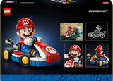 LEGO Mario Kart: Mario y Kart Estándar - Maqueta de Coche para Adultos con Figura Articulada - Set Nintendo para Aficionados al Videojuego - Regalo Gamer 72037