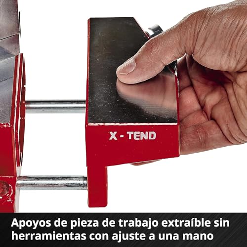 Einhell Ingletadora telescópica TE-SM 36/210 Li-Solo Power X-Change (36 V, iones de litio, Ø210x Ø30 mm hoja, función de tracción de marcha suave, láser de línea de corte, sin batería y cargador)