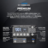 Procesador de efectos de guitarra BOSS GT-1000CORE en un pedal compacto | Creación sonora ilimitada | Insuperable calidad de sonido con AD/DA de 32 bits | Procesamiento de coma flotante de 32 bits