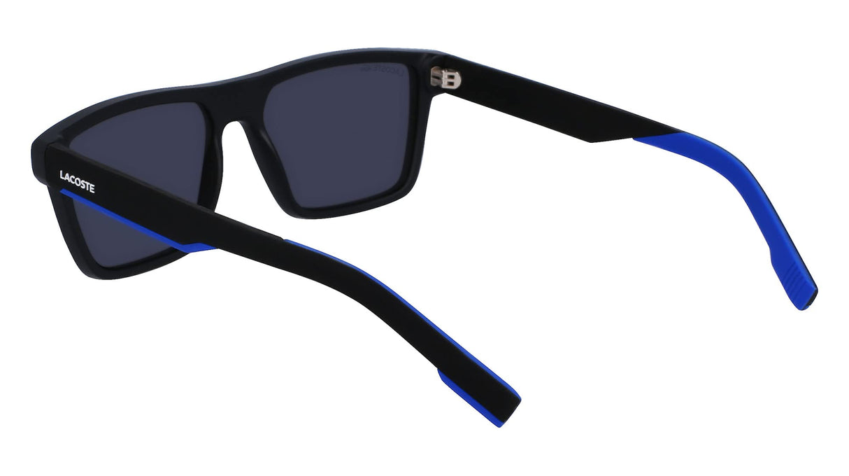 Lacoste L998s Gafas, Negro Mate/Azul, Taille Unique para Hombre