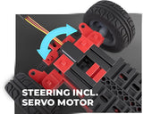 fischertechnik Maker Kit Car 571900 — robot programable, kit de construcción para entusiastas de la tecnología, a partir de 14 años