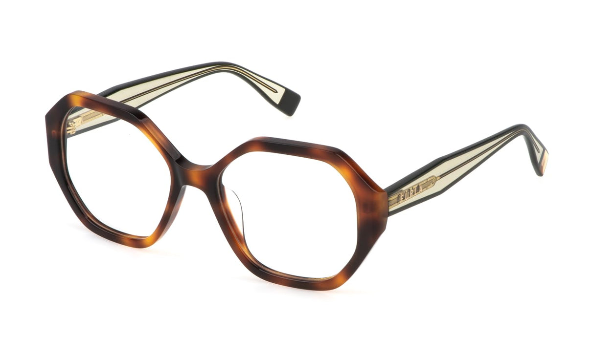 FURLA, GAFAS DE VISTA VFU829, SHINY DARK HAVANA, 140/17/53, MUJER