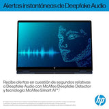 HP Omnibook X Flip - Ordenador portátil Convertible de 14" OLED 3K táctil (Intel Ultra 7-258V EVO, 32GB RAM, 1TB SSD, Intel ARC Graphics, Windows 11, WiFi 7) Silver- Teclado QWERTY Español