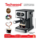 Techwood - Cafetera espresso TCA-156EXN