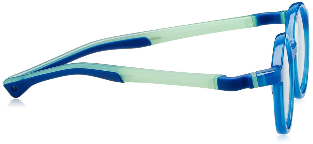 GAFAS NANO GLOW FLICKER 3.0 AZUL CRISTAL/VERDE GLOW, PARA 8-12 AÑOS, TALLA 48