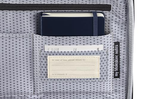 Moleskine Bolsa Vertical para Dispositivos, Colección Classic, Mochila Compatible ConTablet, iPad, Laptop hasta 15 Pulgadas, Dimensiones 29 x 39 x 6 cm, Color Azul Zafiro