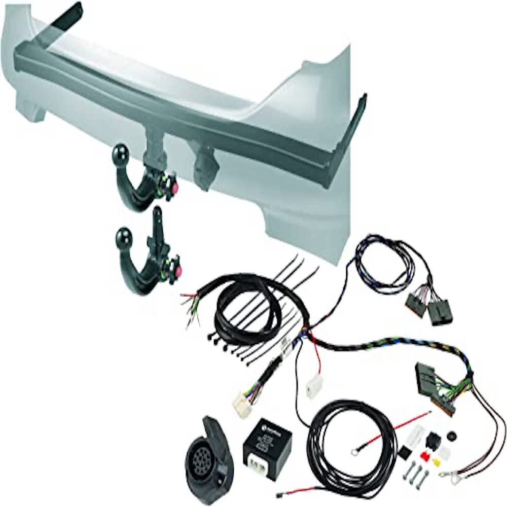 Westfalia Enganche Desmontable para Hyundai Tucson (TL/TLE) (09/2018-11/2020) - Viene como un Conjunto con un Kit de Cableado Westfalia Específico para el Vehículo de 13 Pines