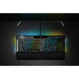 Corsair Compatible con K100 RGB Gaming Tastatur, Compatible con OPX, RGB LED - Negro